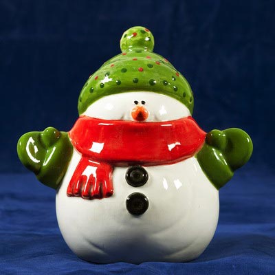 Painted snowman